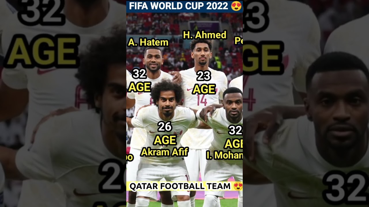🇶🇦 QATAR National Team Squad FIFA WORLD CUP 2022 😍 | Football Players How Old Age They Are Then ? 🔥
