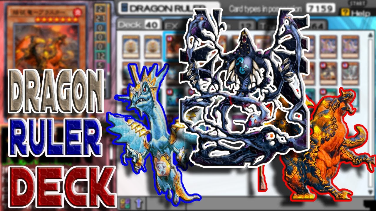 Yu-Gi-Oh! Dragon Ruler Deck Profile! Strongest Deck Yu-Gi-Oh! ARC-V Tag Force Special