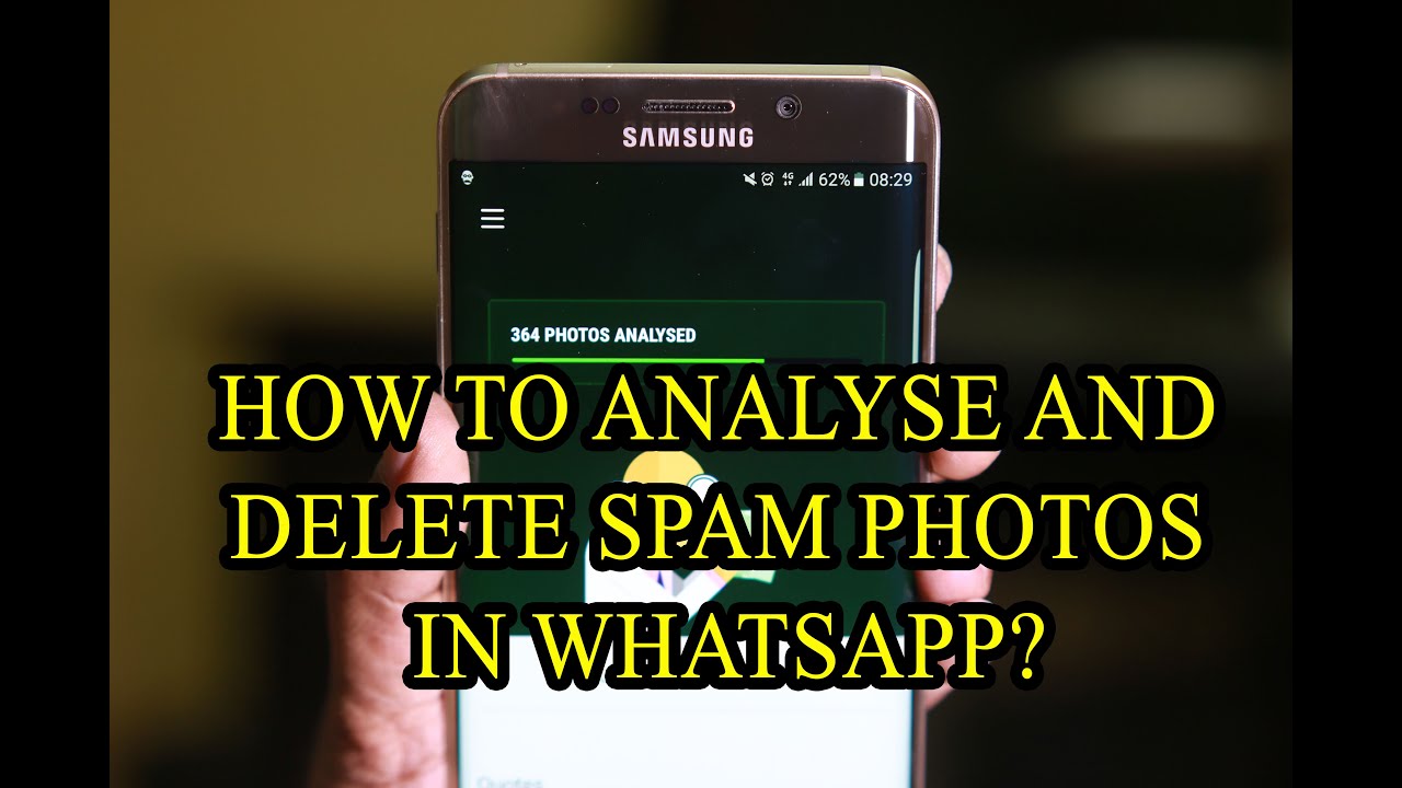 How to Analyse and Delete Spam Photos in Whatsapp?