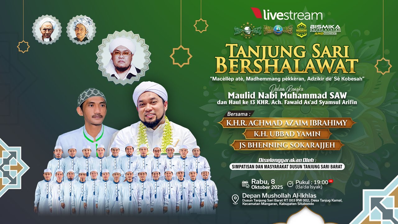 🔴 LIVE | TANJUNG SARI BERSHOLAWAT  || JS. BHENNING SOKARAJJEH | SITUBONDO 2025