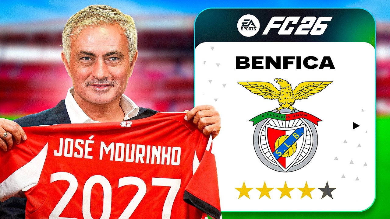 МОУРИНЬЮ перестраивает «БЕНФИКУ» на FC 26!
