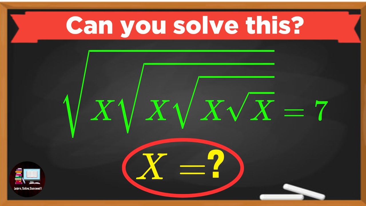 Solving a 'Harvard' University entrance exam question | Harvard Entrance Exam Math