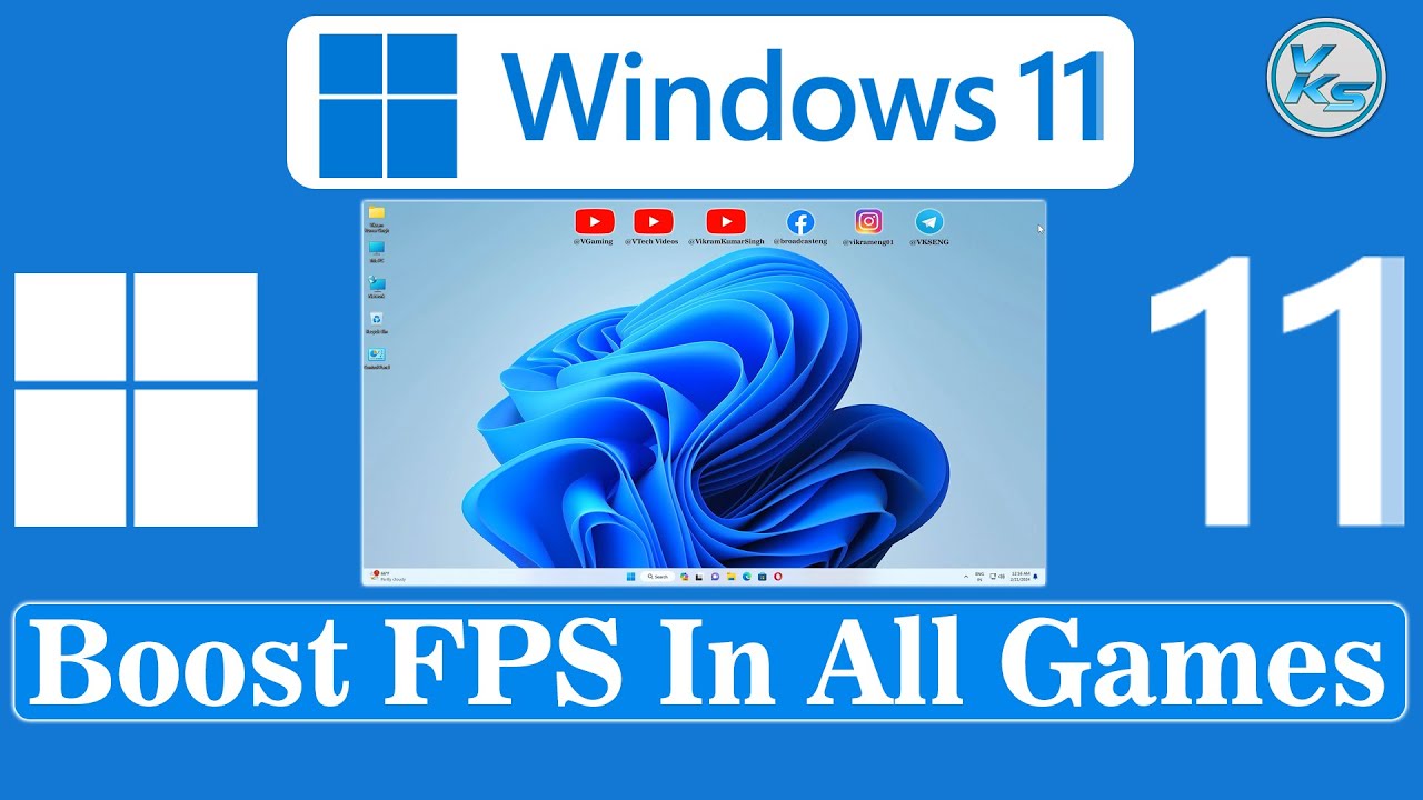 ✅ How to Boost FPS In All Games On Windows 11