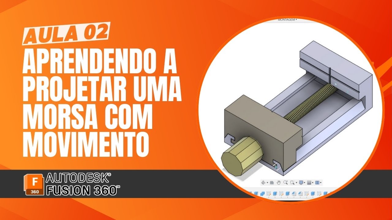 Aula Autodesk Fusion 360 para Iniciantes | Passo a Passo Completo (2025) - Aula 02