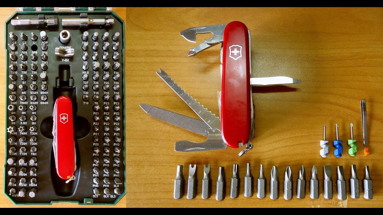 19 secret screwdrivers in SwissChamp? Εχει 19 κρυφα κατσαβιδια ο ελβετικος σουγιας SwissChamp?