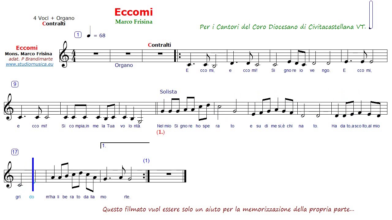 Eccomi - M Frisina - Contralti new