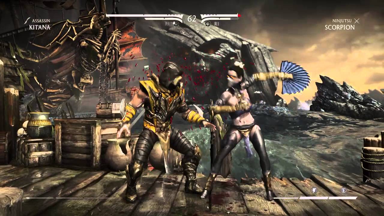 Mortal Kombat XL Revenant Kitana vs. Injustice Scorpion