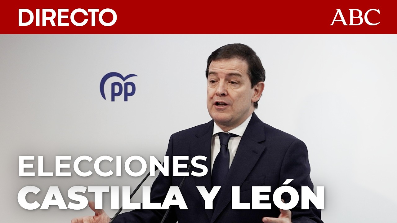 🔴 El candidato del PPCyL, Alfonso Fernández Mañueco, clausura un mitin