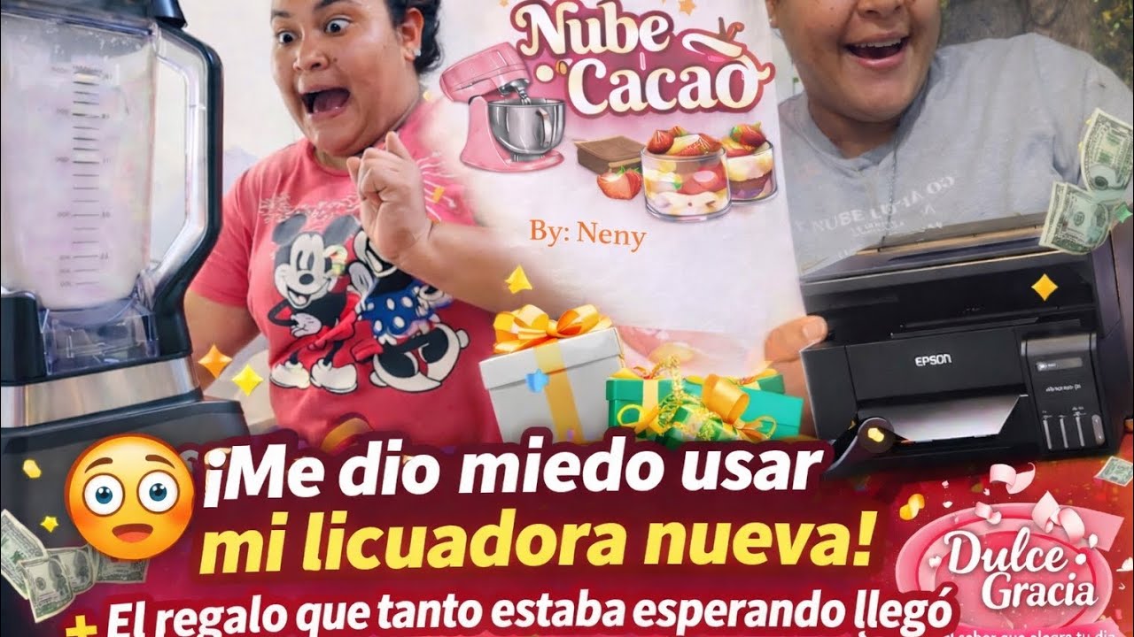 😱 ¡Me dio miedo usar mi nueva licuadora! Pero miren el regalo que recibí… ¡lo más esperado llegó!