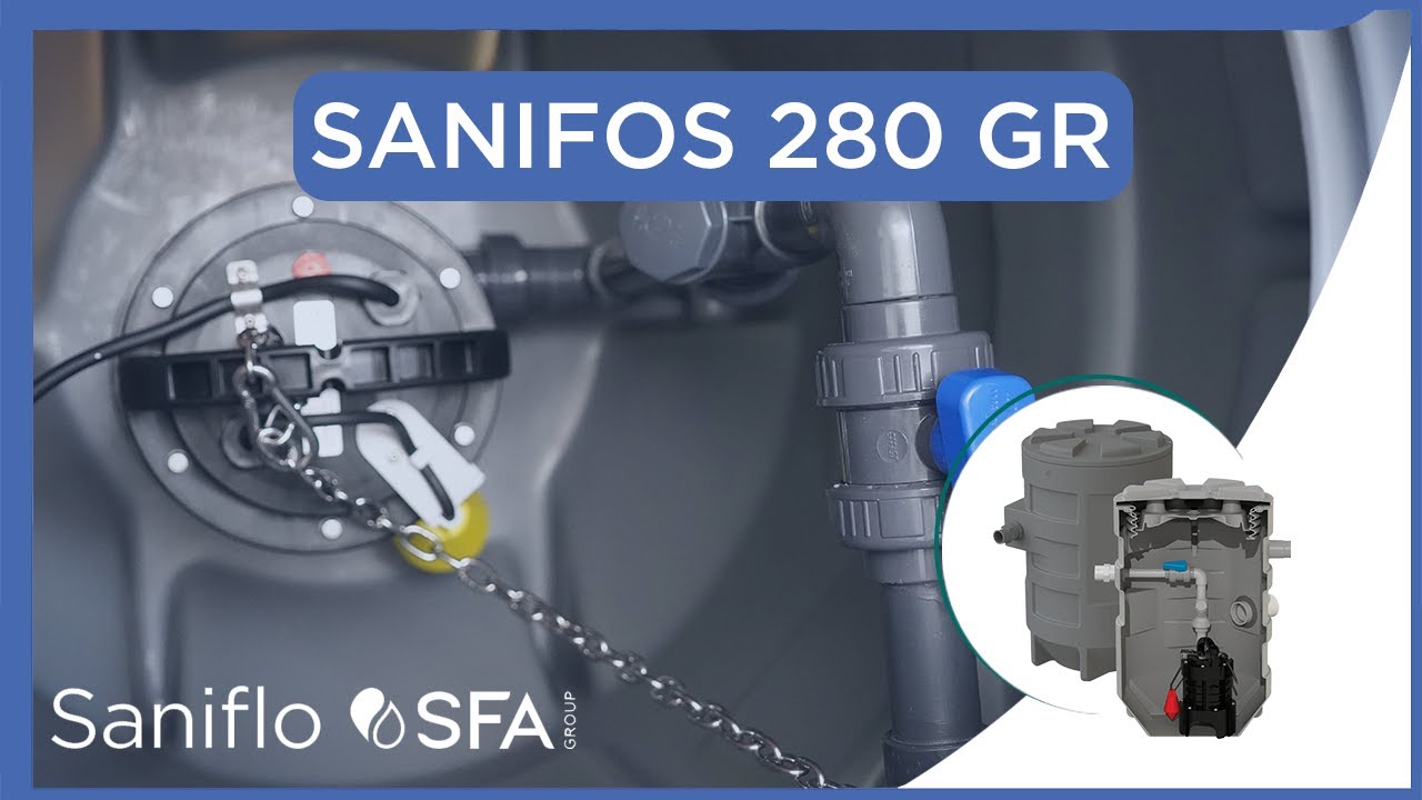Sanifos 280 GR - Inground pump station