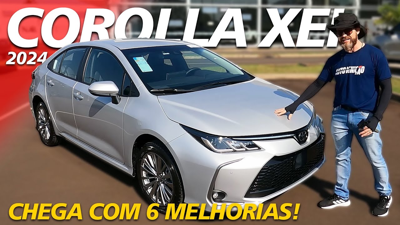 TOYOTA COROLLA 2024 - Chega Bem Mais Equipado e Competitivo!