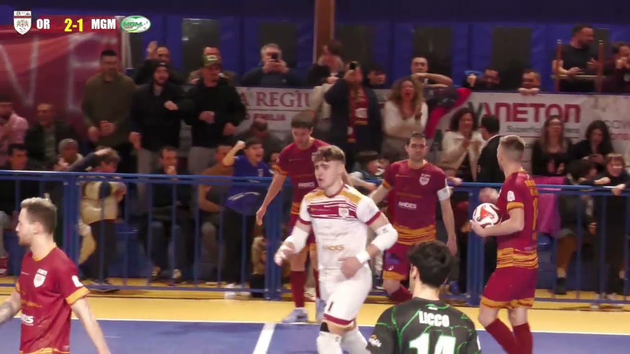 Highlights OR Reggio Emilia - MGM 2000: 3-2  -  Quarti di Finale Coppa Italia - 26 febbraio 2025
