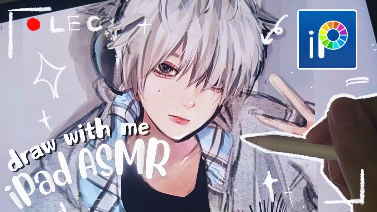 draw with me🎧￤iPad  ASMR ￤digital art🎨 ￤ibis paint