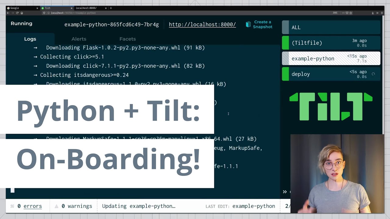 Python + Tilt: On-boarding & Set-Up Guide