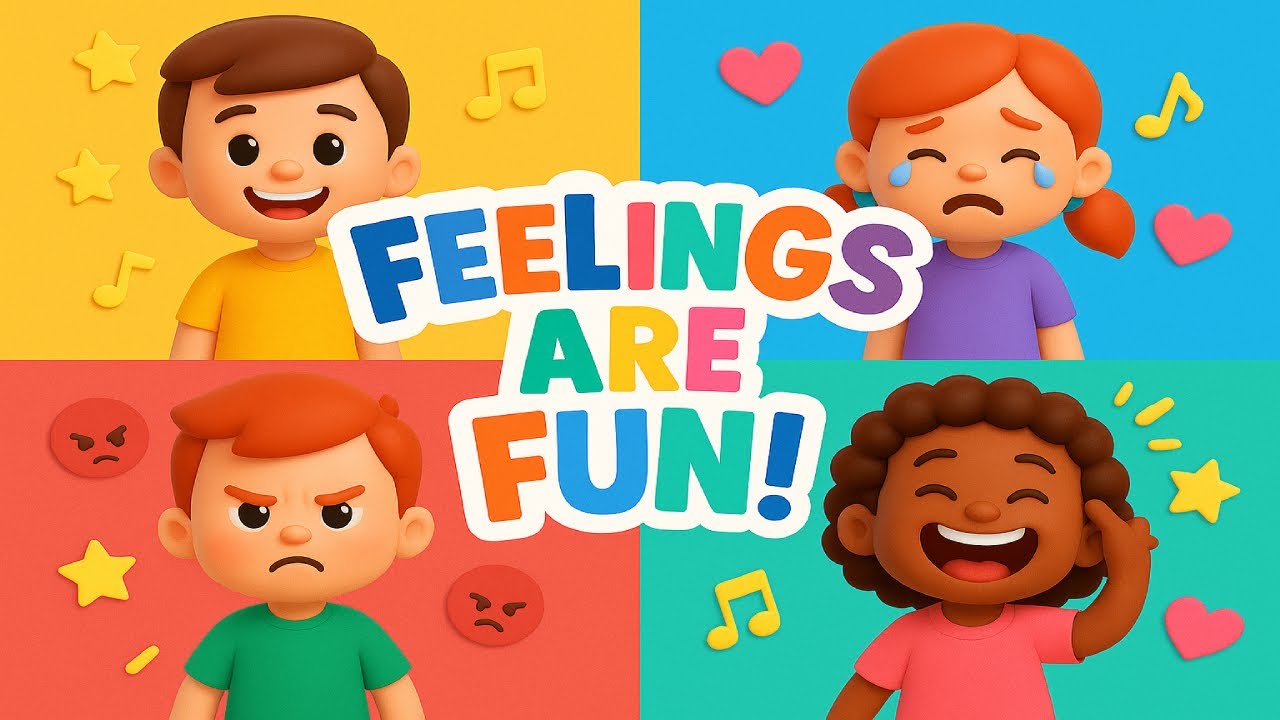 Feelings Are Fun! | Kids' Song About Emotions 😊🎶