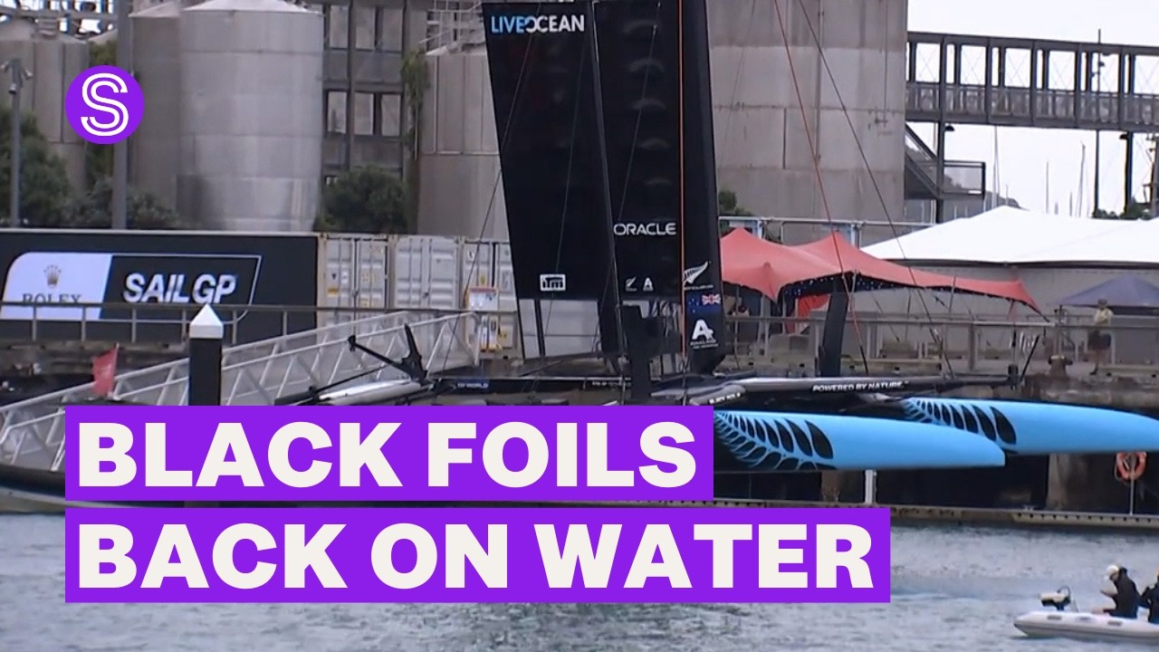 Black Foils back on the water after heavy SailGP crash in Perth | Stuff.co.nz