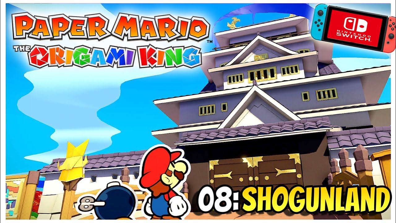 PAPER MARIO ORIGAMI KING 08 Shogunland Mont Emerveil Gameplay Français Nintendo Switch