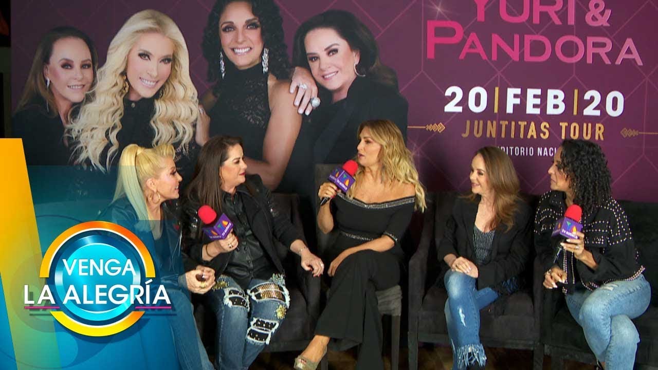 ¡Yuri y Pandora nos platican EN EXCLUSIVA los detalles de Juntitas Tour! | Venga La Alegría