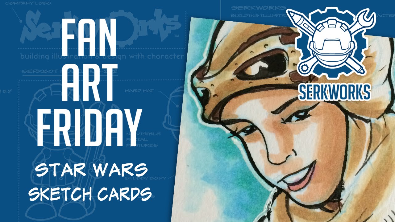 Fan Art Friday: Star Wars Episode 7 Sketch Cards