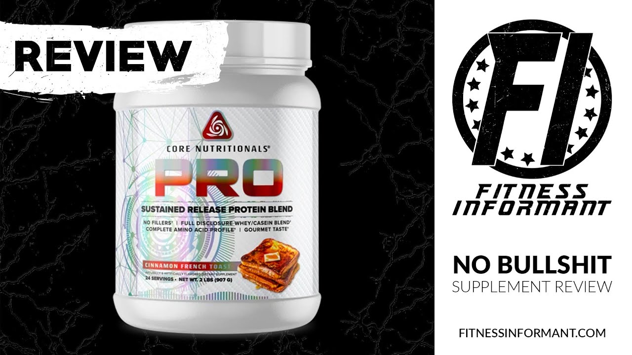 Core Nutritionals PRO REVIEW: Transparent Protein Blend