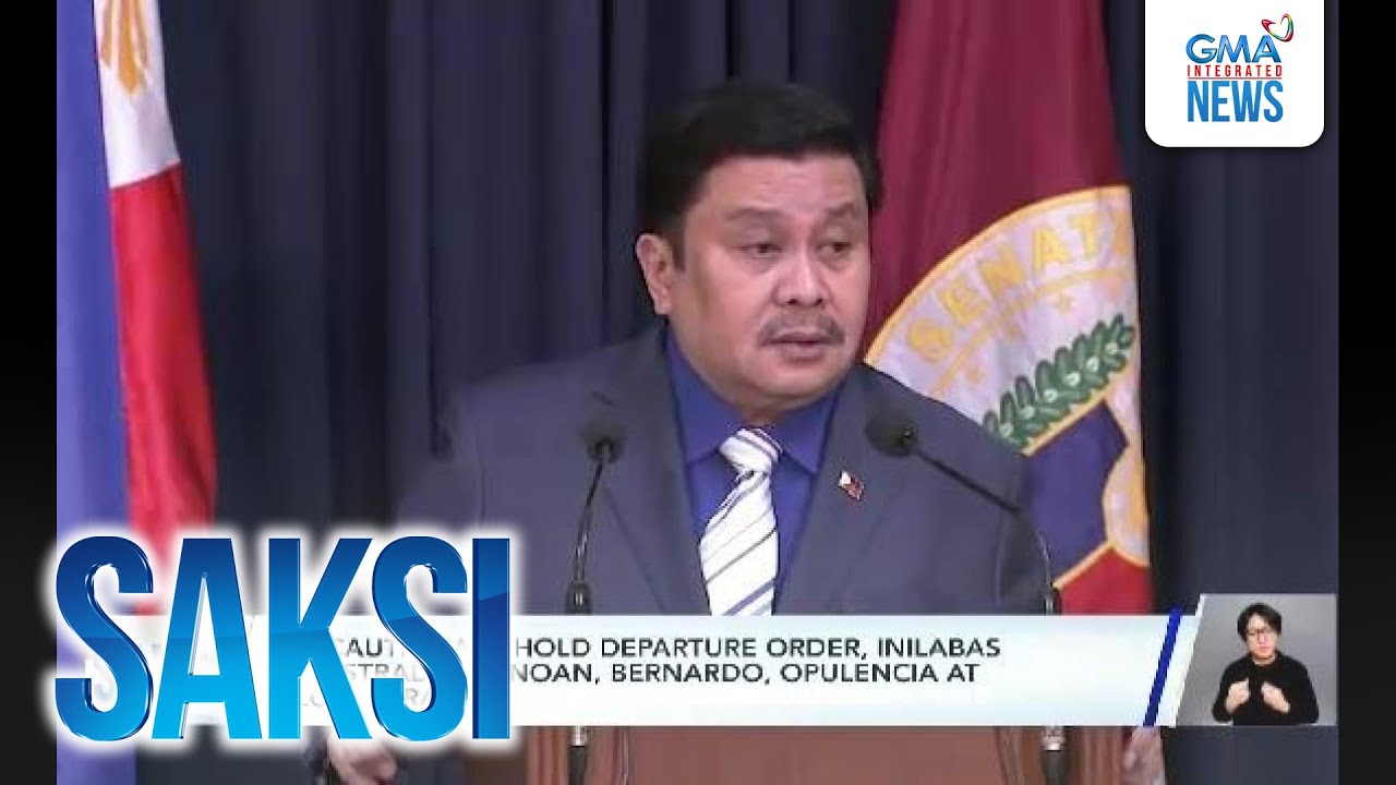Precautionary hold departure order, inilabas vs. Estrada, Bonoan, Bernardo, Opulencia... | Saksi