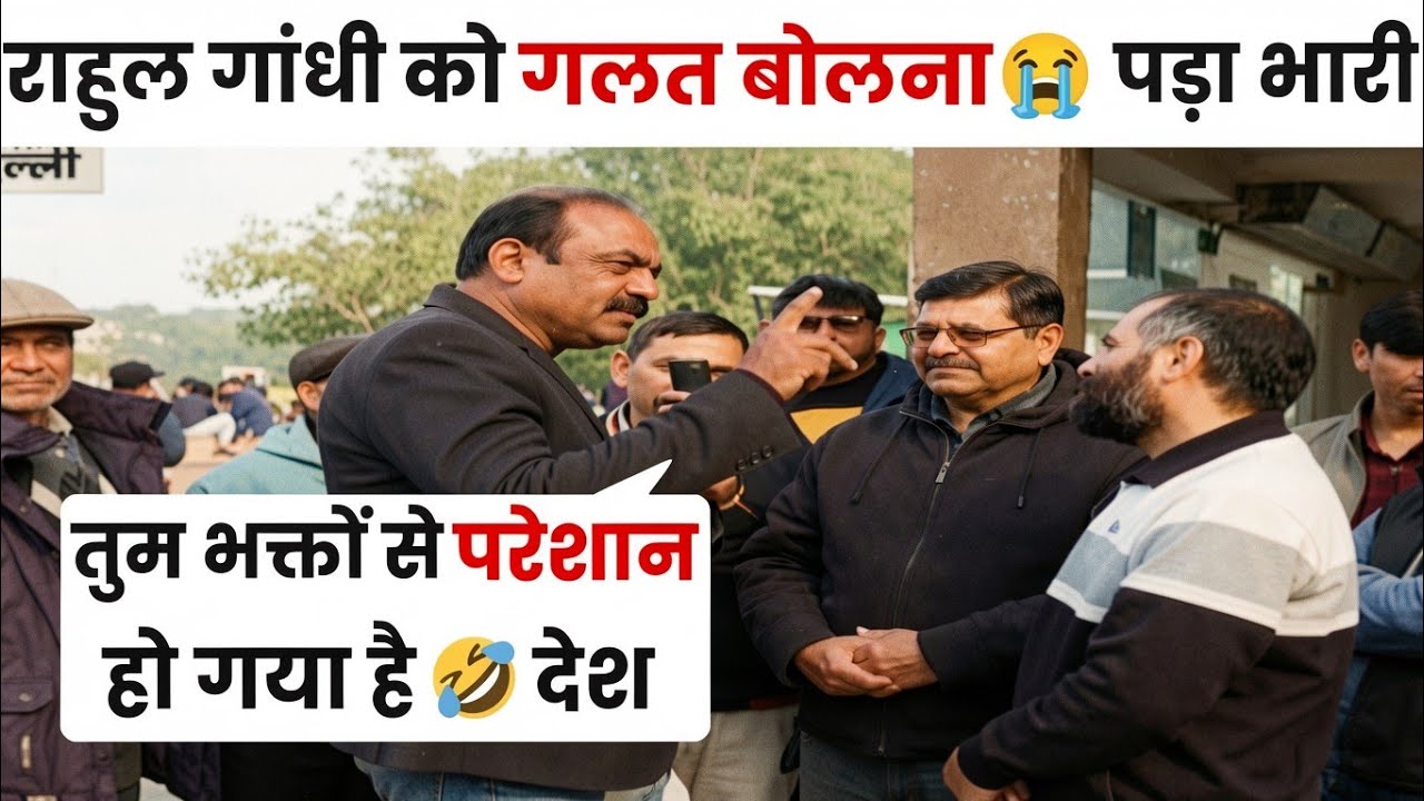 राहुल गांधी को गलत बोलकर फंस गया भक्त | rajeev ranjan | andhbhakt 🔥 reha tv 