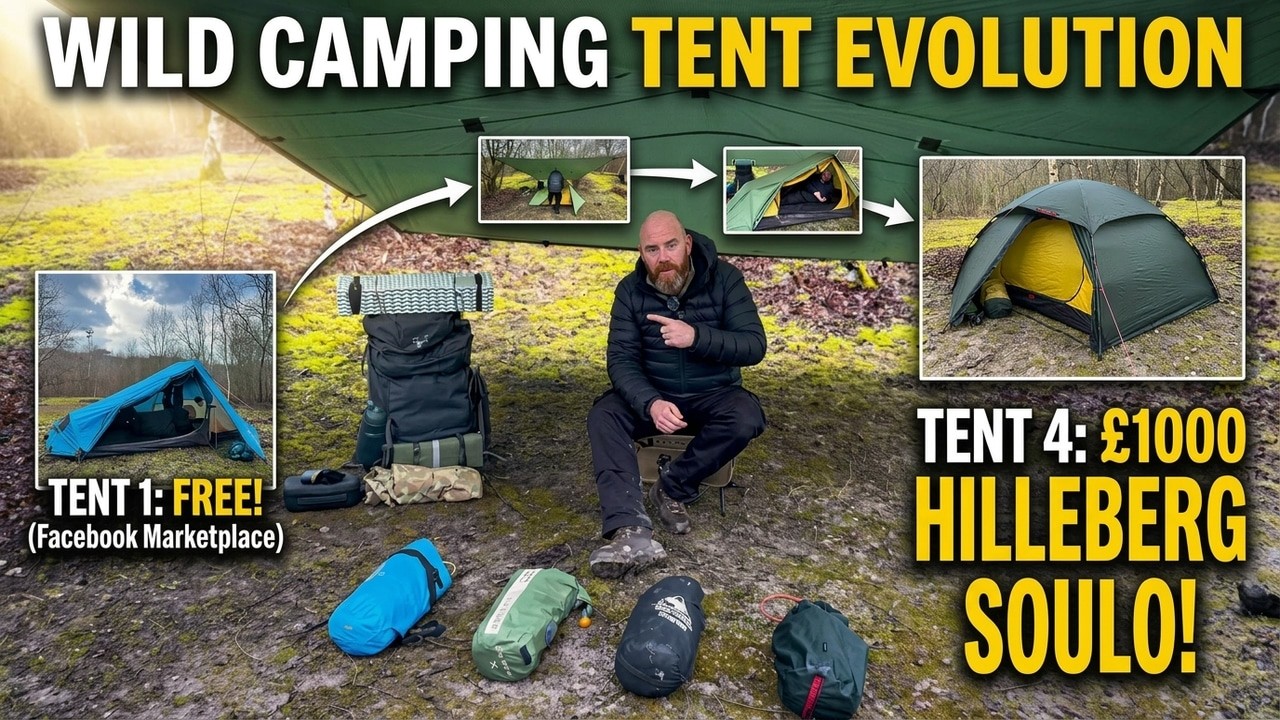 Моя палатка для кемпинга Wild Evolution от БЕСПЛАТНОЙ до 1000 фунтов стерлингов