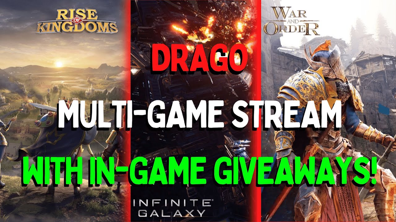Drago Multi-Game Stream with In-Game Giveaways! Esmeralda/Pushing power in WAO
