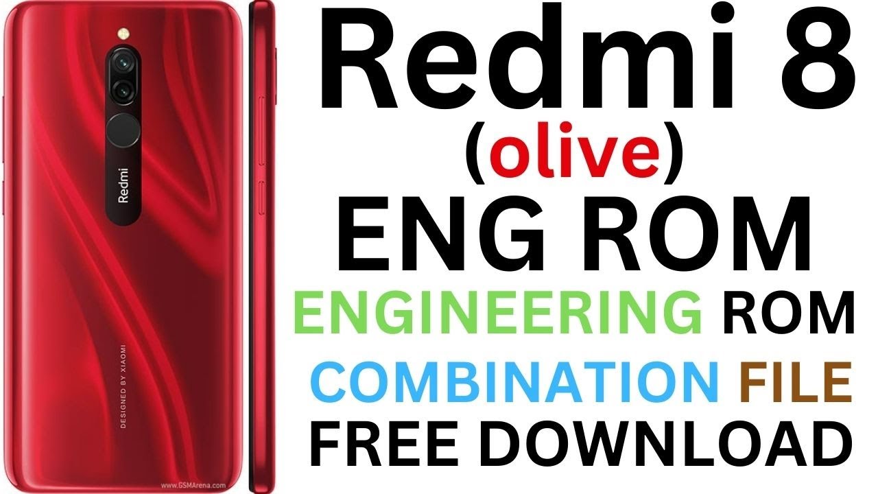Redmi 8 (olive) C3I_V019-P-1007_keepNV ENG Firmware Engineering Rom Free