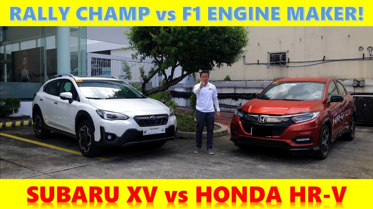 HONDA HR-V vs SUBARU XV || F1 vs WRC!! [Car Comparison]