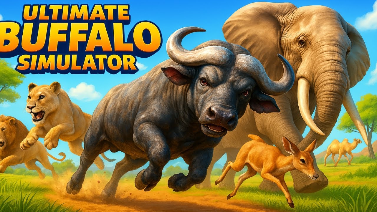 Ultimate Buffalo Simulator | Survive as a Buffalo in the Ultimate Wildlife Battle #buffalo