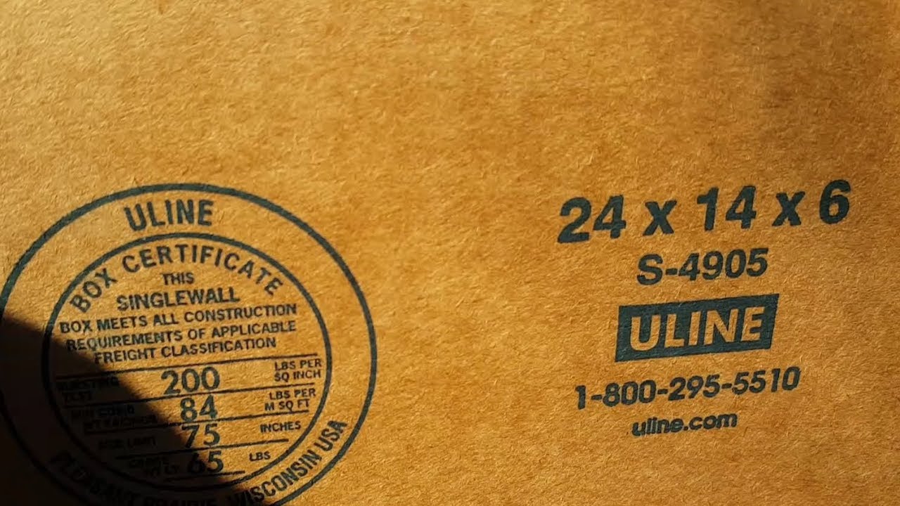 Burning Stuff 432: Cardboard Box (Uline)