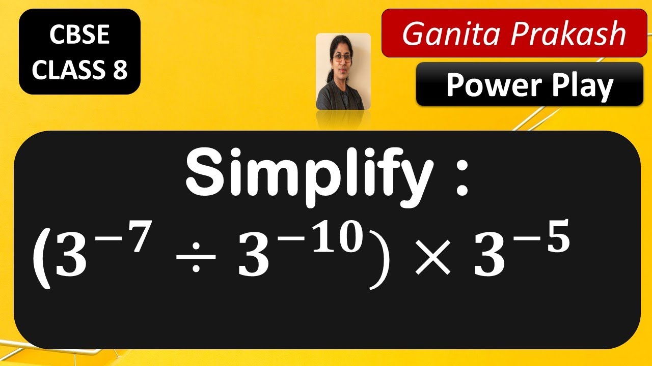 Important questions on Negative Exponents | POWER PLAY മലയാളത്തിൽ | GANITA PRAKASH |CLASS 8 |  CBSE 