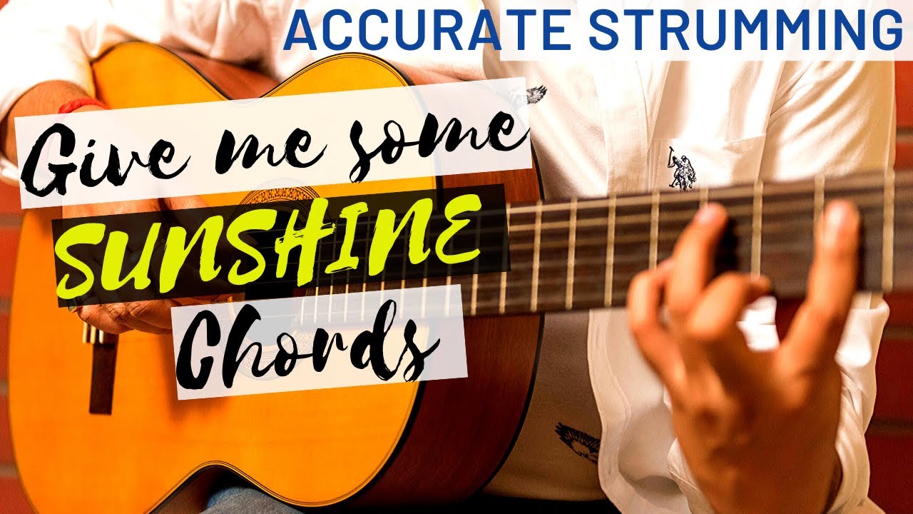 Give me some sunshine (3 Idiots) guitar lesson | detailed authentic strumming pattern lesson |
