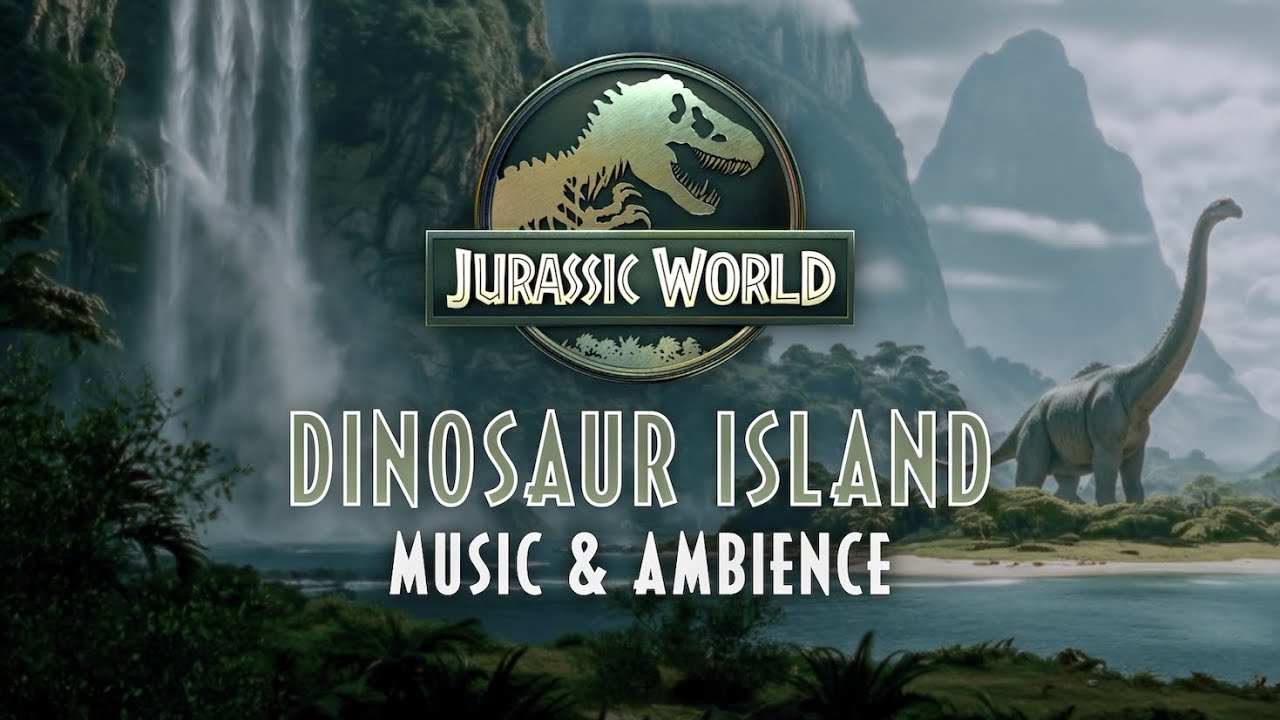 Jurassic World | 🌤️ Peaceful Music & Ambience, No Mid-roll Ads - Jurassic Park Soundtrack