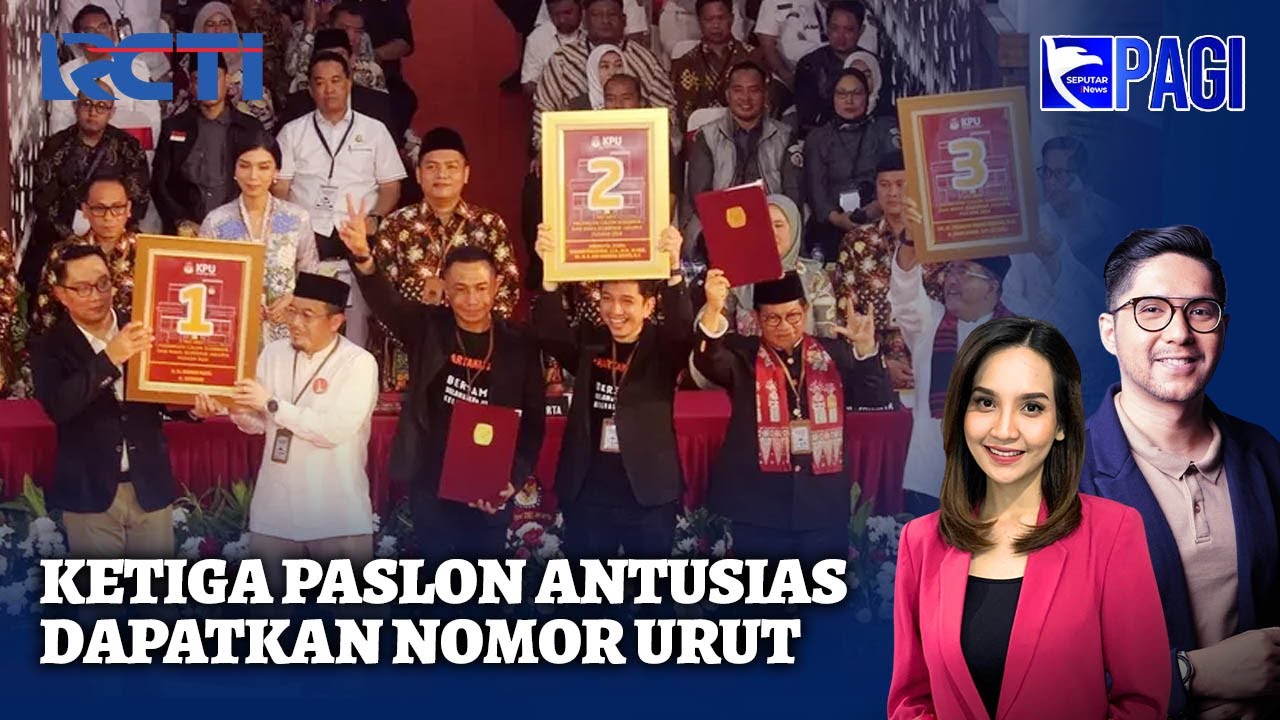 [FULL] Kemeriahan Penetapan Nomor Urut Pilgub Jakarta - SIP 24/09