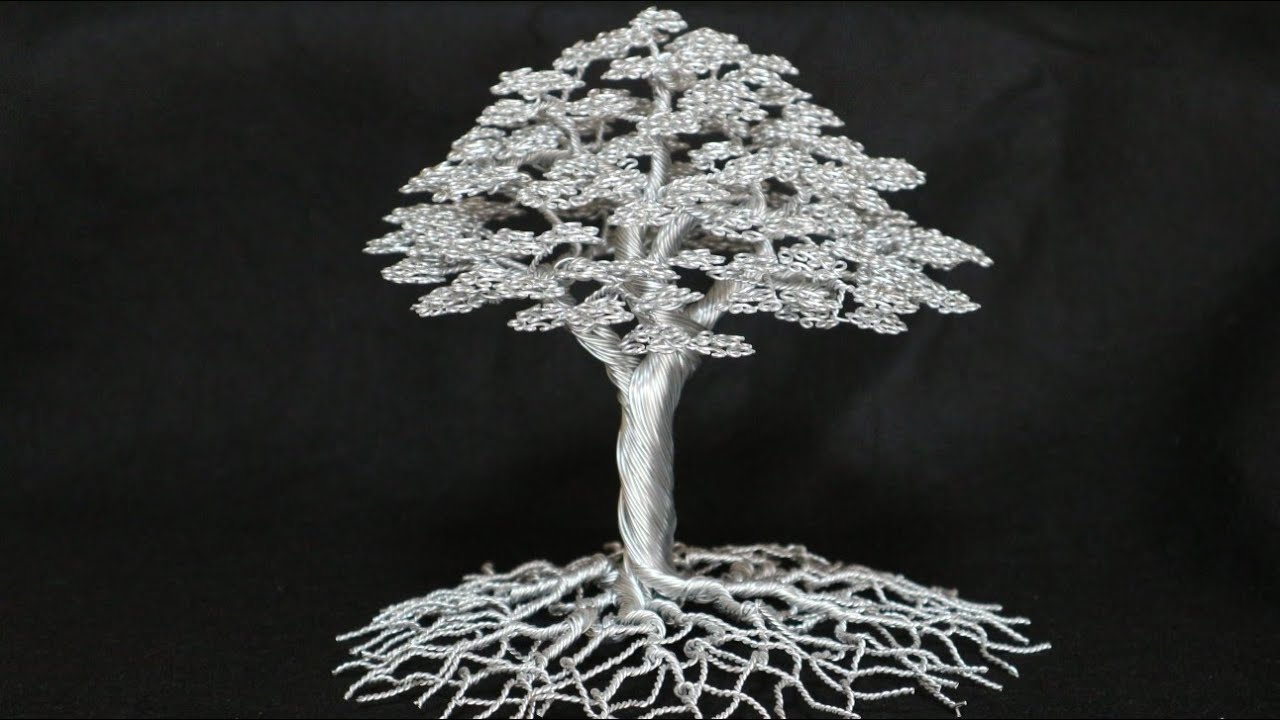 Making a tree out of aluminum wire