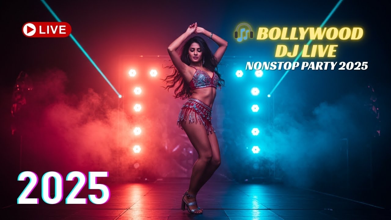 Live Bollywood DJ Remix 2025 | Retro Hindi Nonstop Party Mix 🎧