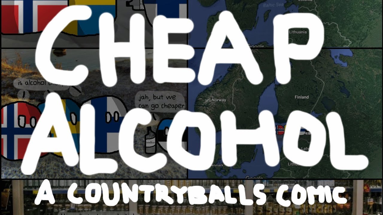 Countryballs Speedart | Cheap Alcohol (Comic)