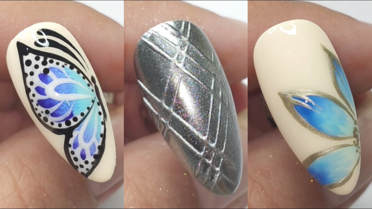 #527 nail satisfying video | exotic nail designs| beautiful nails video | beautiful nail art at home