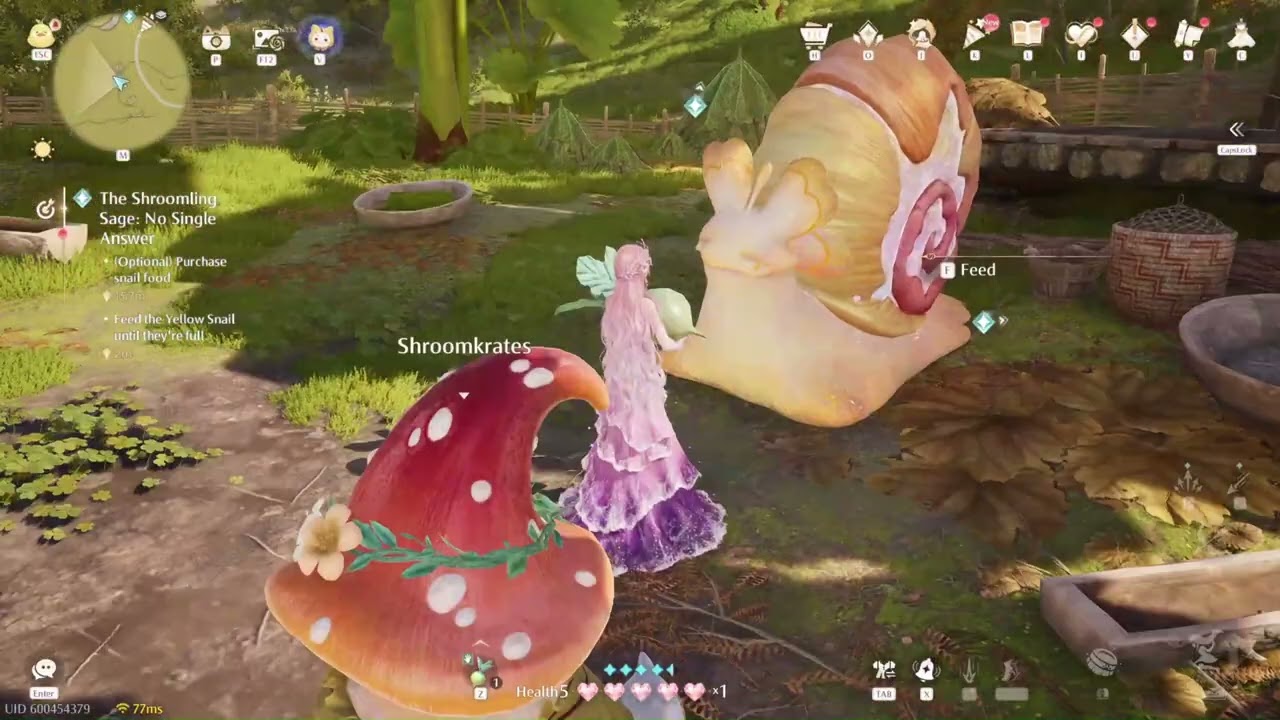 How to feed Snail | Infinity Nikki