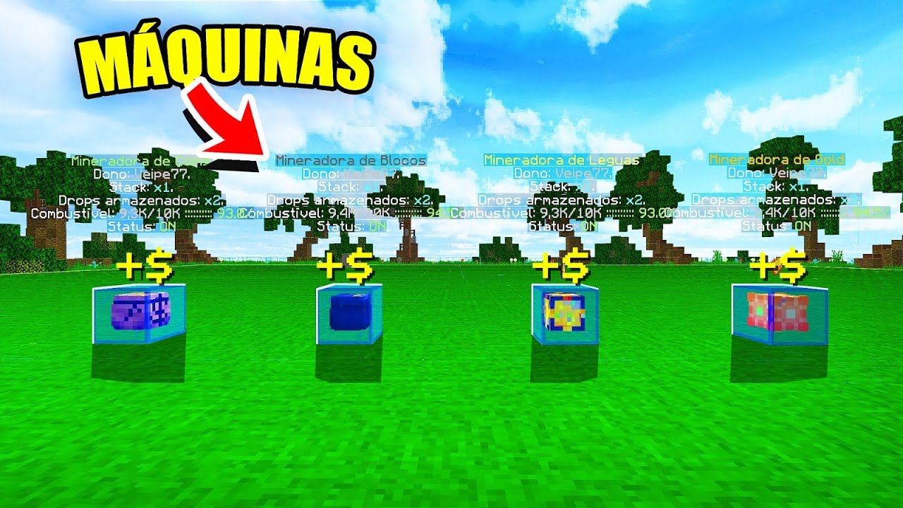 NOVO SERVIDOR de RANKUP OP com SPAWNERS, BOSSES e PESCA AFK! JAVA e BEDROCK, PIRATA e ORIGINAL! 1.8