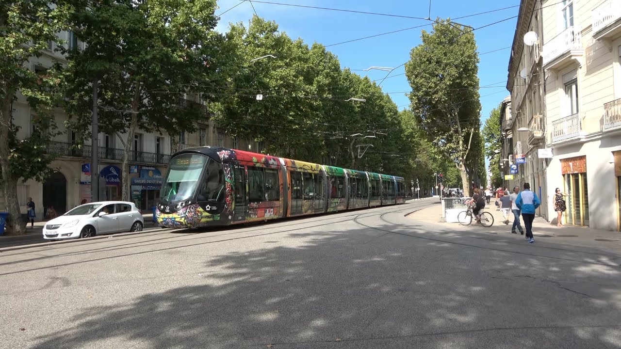 TaM Alstom Citadis 402 | tram Montpellier | tramlijnen 1, 2 & 3 | 2019