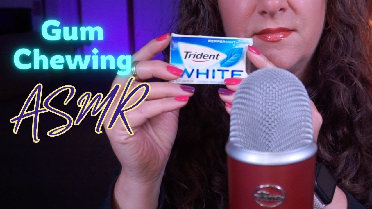 ASMR Gum Chewing 🌟 Mouth Sounds 💋 No Talking 1