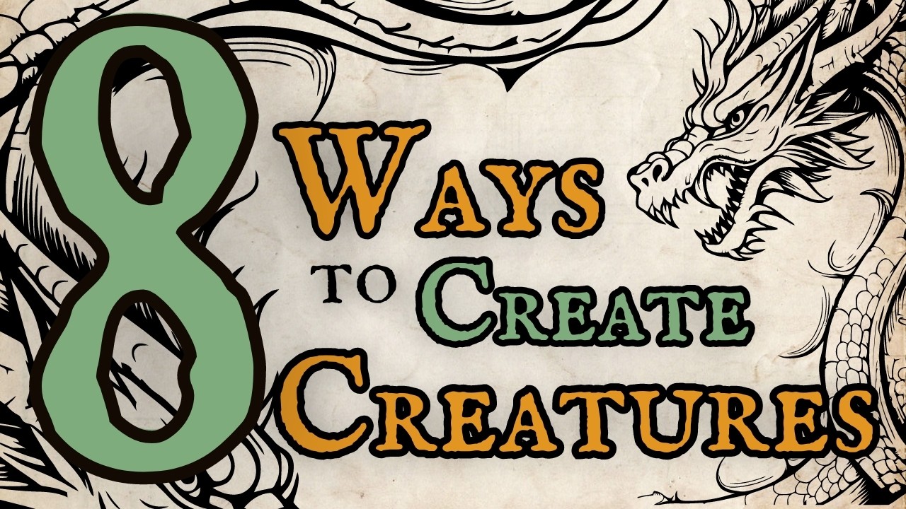 8 Methods for Creating Fantasy Creatures - Worldbuilding Course