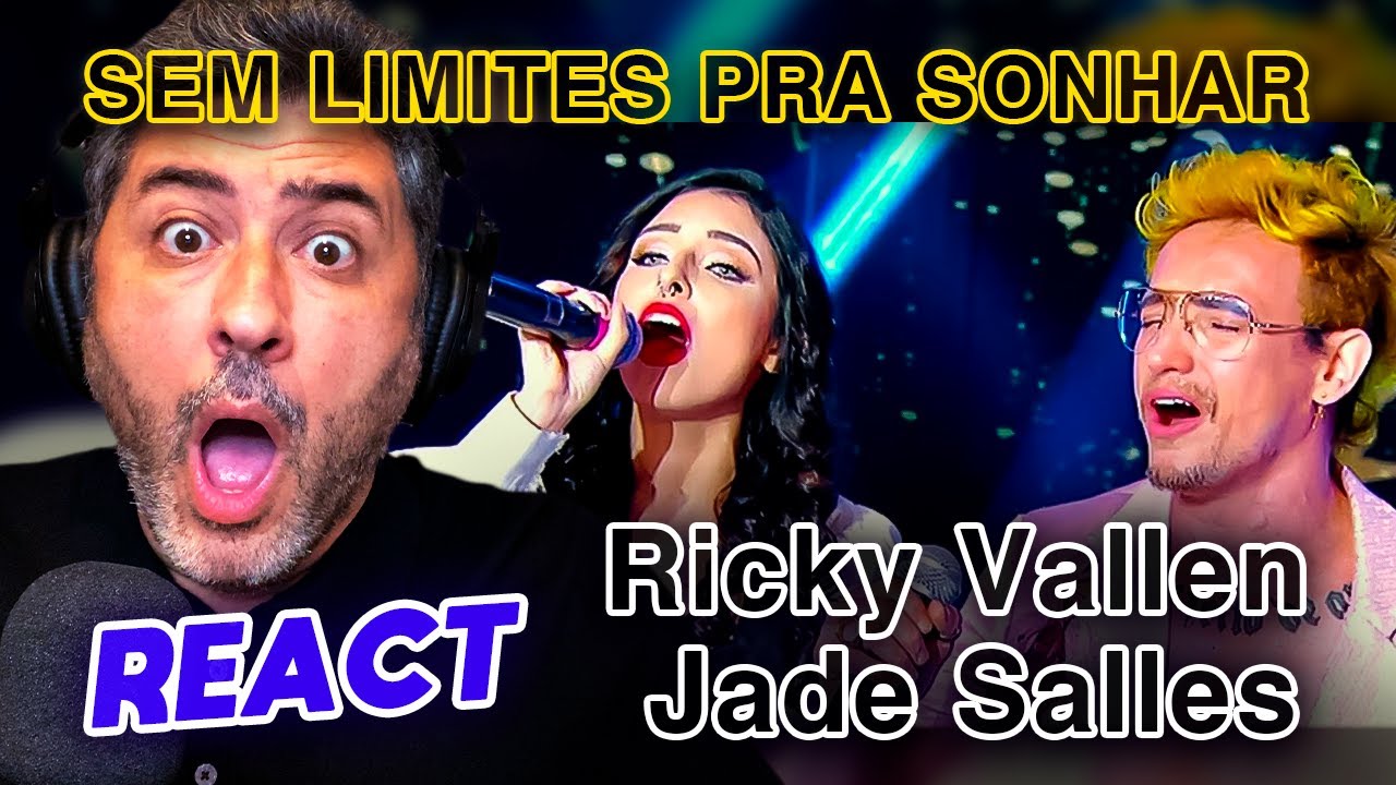 REACT a RICKY VALLEN & JADE SALLES - SEM LIMITES PRA SONHAR | Análise Vocal por Rafa Barreiros