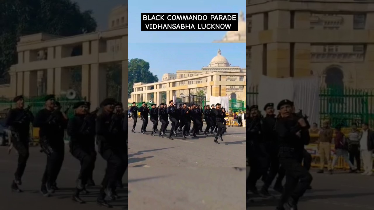 Black Commando republic day 2025 parade at Lucknow Vidhansabha ||  2025 Republic Day parade 