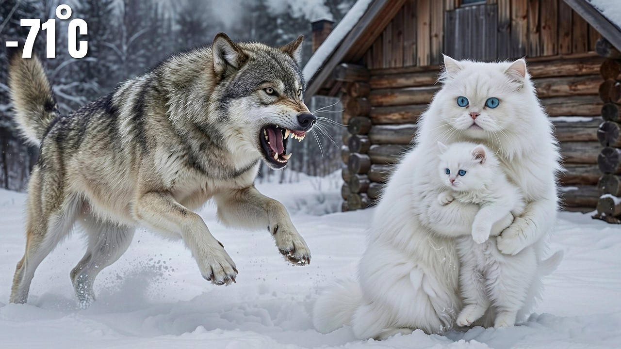 A Wolf Attacked Her Kitten in &minus;71&deg;C Blizzard ❄️🐺🐾&hellip; Then a miracle happened