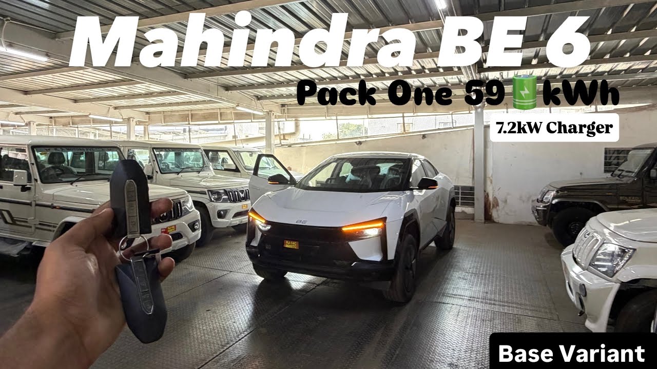 New Mahindra BE 6⚡️Pack One 59kWh🔋7.2kW Charger 🔌 Review