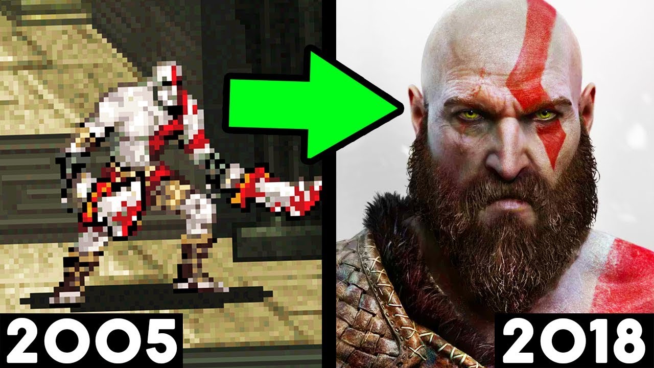 A INCRÍVEL EVOLUÇÃO DE GOD OF WAR